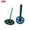 High Bearing Capacity Plastic Insulation Anchors With 50mm / 55mm / 60mm Disc