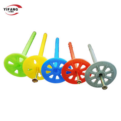 Le mur boulonne les ancres en plastique d'isolation de 55mm avec des attaches de vis