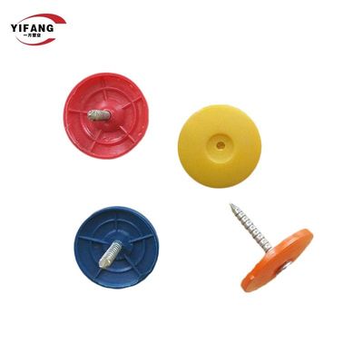 OEM Ring Shank Plastic Cap Roofing cloue la norme du rassemblement EN12815