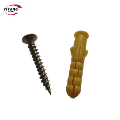 Ancre en plastique en nylon durable d'expansion de la prise de mur d'isolation 8*80