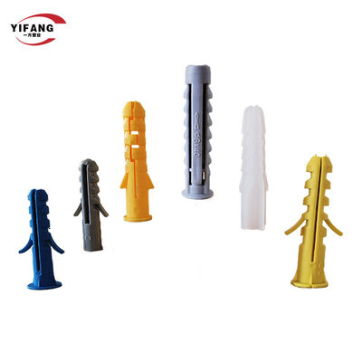 Ancre en plastique d'expansion de la prise de mur de vis de PE 8*50