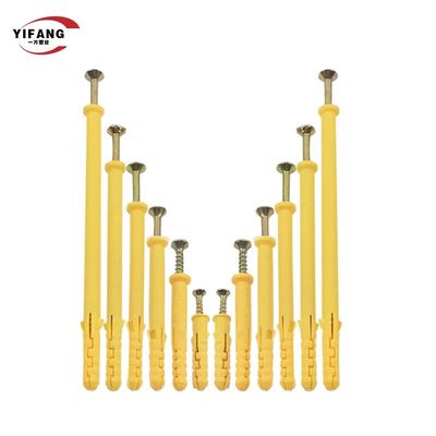 Ancres durables de vis de brique, prise de mur creuse en plastique principale fraisée