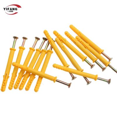 Ancre 8*40mm en plastique en nylon en caoutchouc de prise de mur