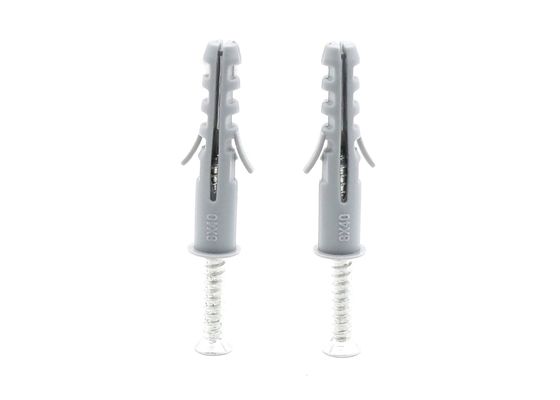 prises de mur en expansion de mur de 10*50mm d'ancre en plastique de prise personnalisables