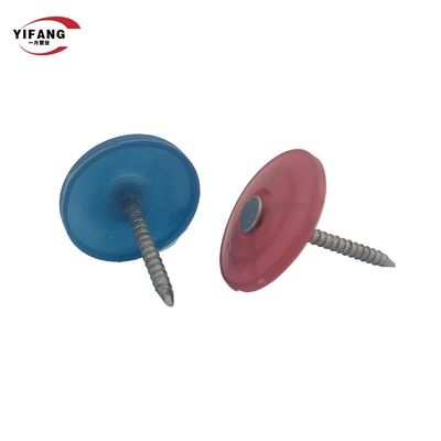 Le chapeau en plastique durable de vis en métal cloue pour le poids léger de résistance de vieillissement d'enveloppe de Chambre