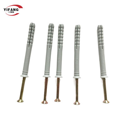 Résistance en plastique en acier galvanisée de choc d'ancre d'expansion de prise de mur