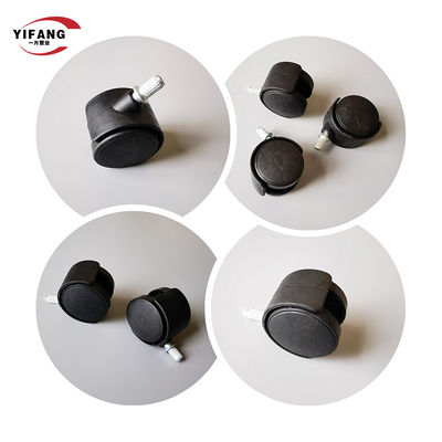 Roues en nylon de roulette du rouleau 50mm de plat d'OEM pour des meubles